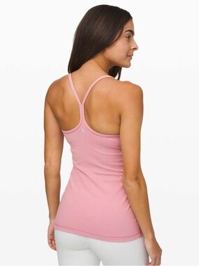 🍋Women’s Lululemon Power Y Tank size 6 pink🍋